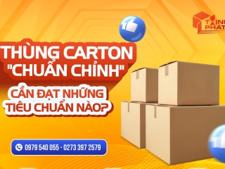 Cách chọn loại thùng carton phù hợp với sản phẩm. Bí quyết tối ưu chi phí & bảo vệ hàng hóa hiệu quả