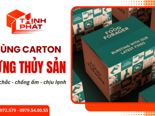 Cung cấp thùng carton đựng thủy sản bền chắc - chống ẩm - chịu lạnh