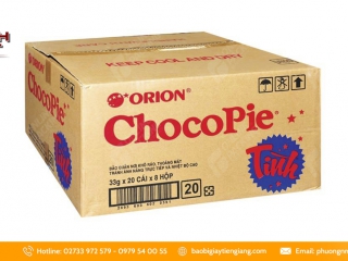 Xưởng sản xuất thùng carton đựng bánh tại Tiền Giang