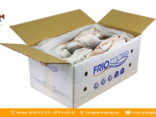 Xưởng sản xuất thùng carton đựng thủy sản tại Tiền Giang