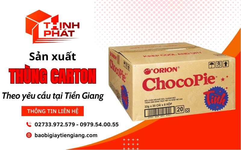 sản xuất thùng carton theo yêu cầu tại Tiên Giang