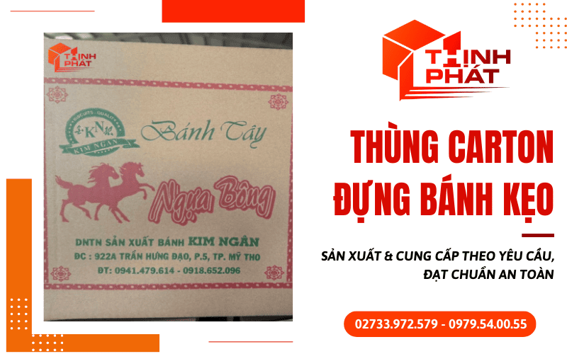 Thùng carton đựng bánh kẹo
