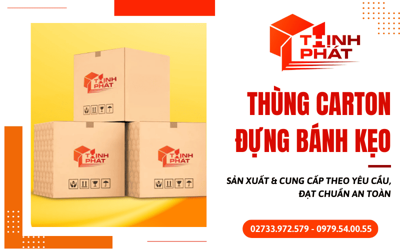 Thùng carton đựng bánh kẹo