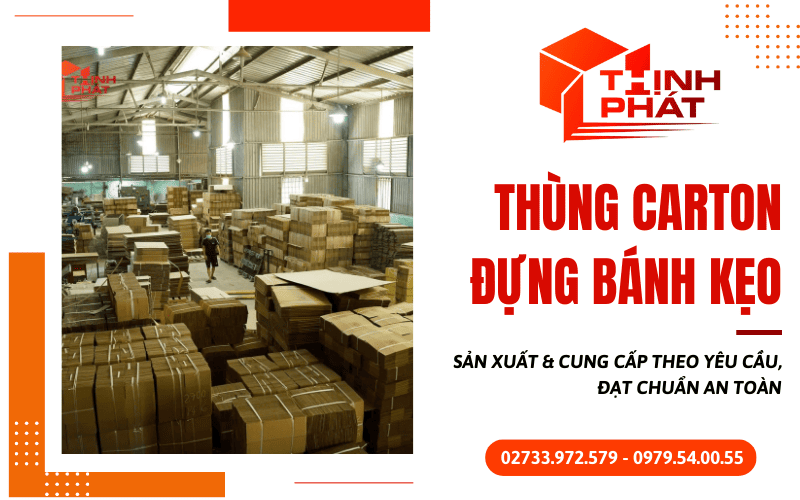Thùng carton đựng bánh kẹo