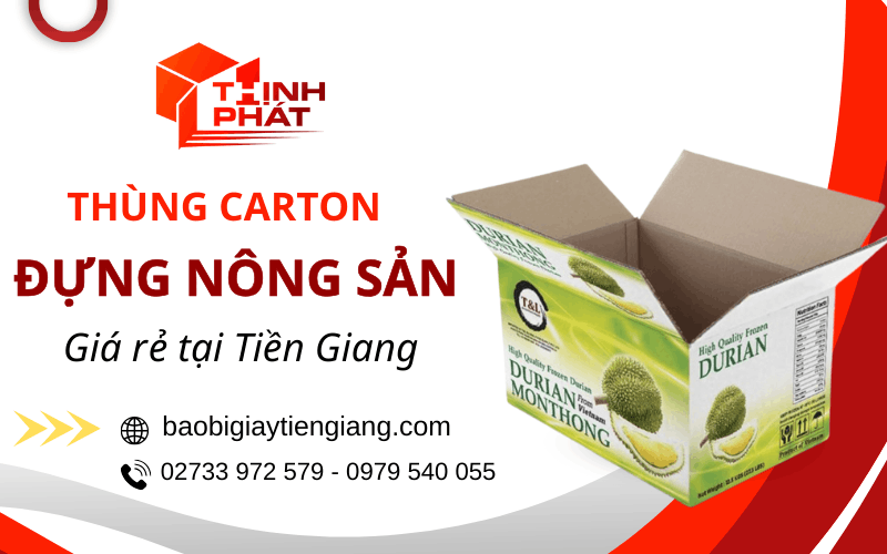 thùng carton đựng nông sản