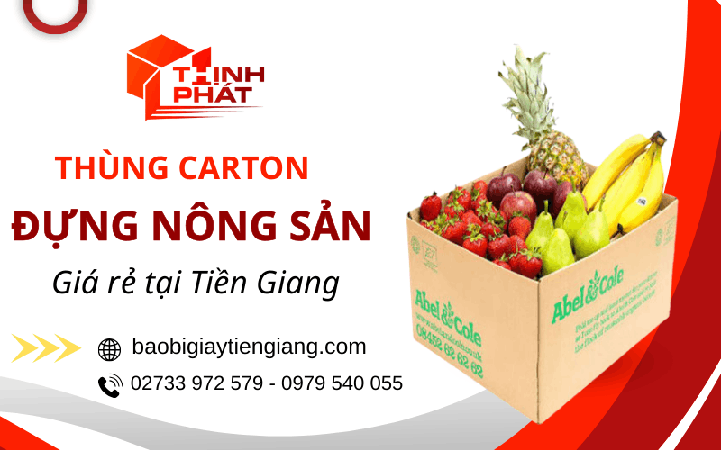 thùng carton đựng nông sản