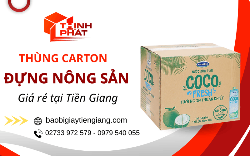 thùng carton đựng nông sản