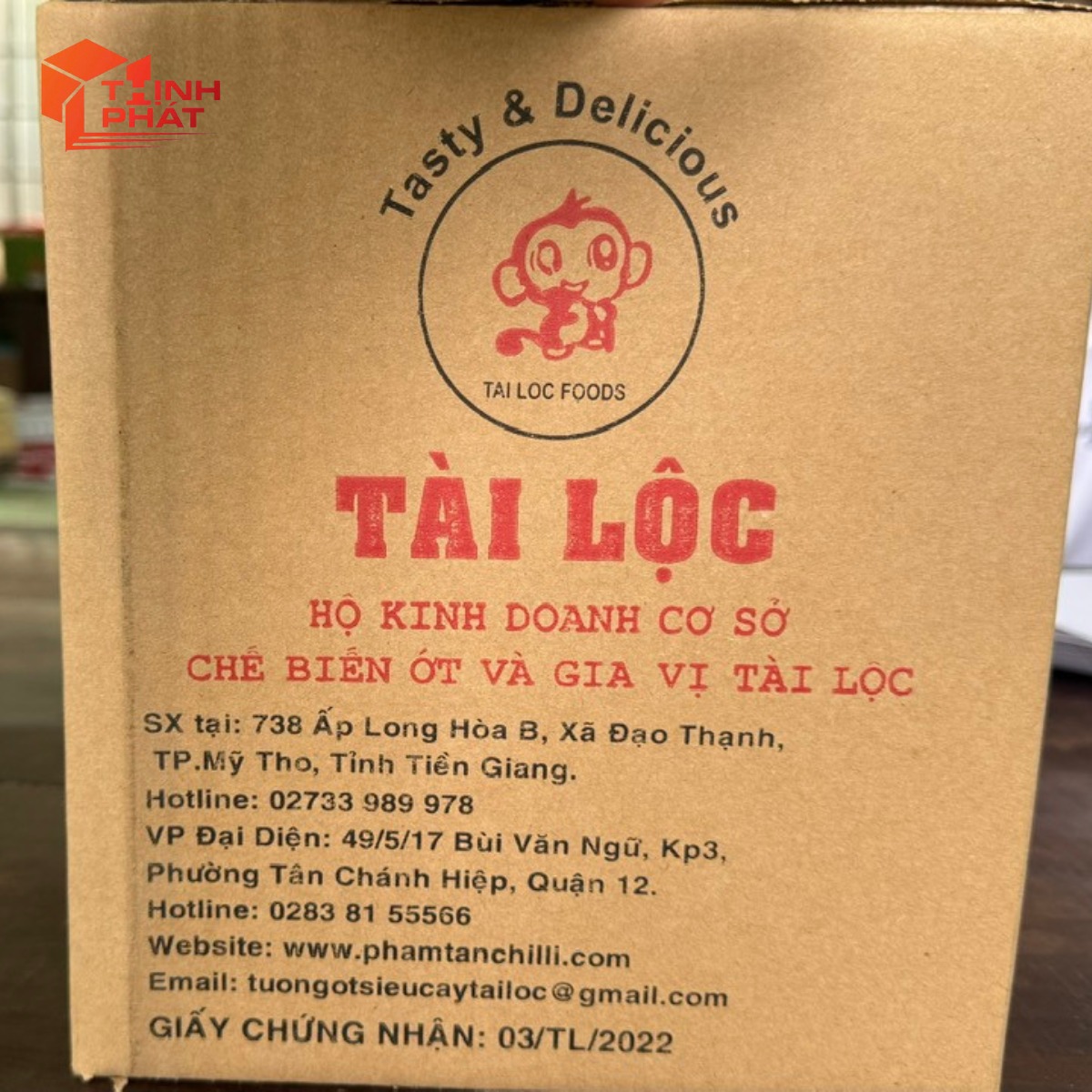 Thùng đựng ớt, gia vị